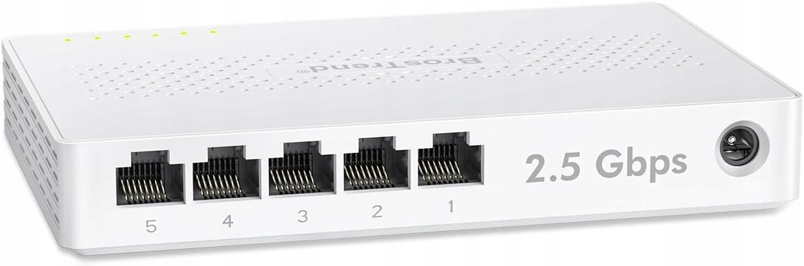 8-Portowy Przełącznik Ethernet BrosTrend 2.5G Plug and Play
