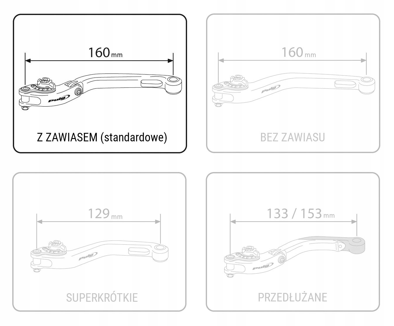 PUIG klamki Honda Crossrunner Crosstourer regul. Stan opakowania oryginalne