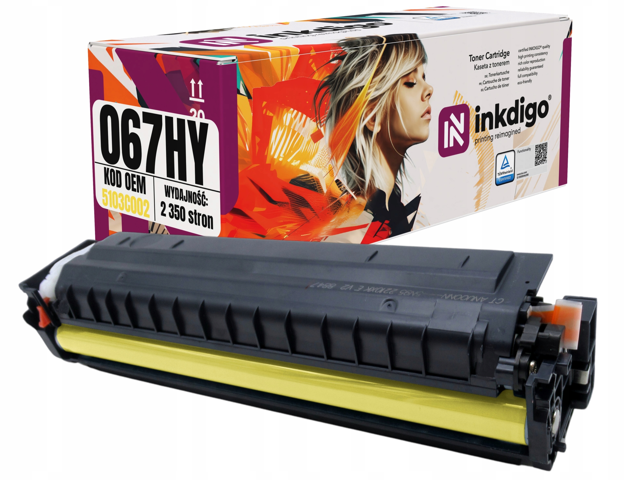 Náhradní toner CRG-067HY pro Canon MF657Cdw MF655Cw MF655Cdw MF651Cw