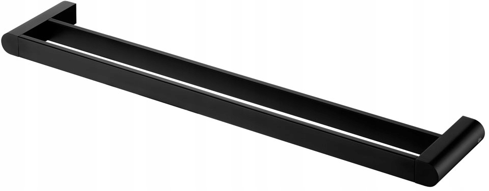 BISK FUTURA WIESZAK KĄPIELOWY PODWÓJNY 61CM CZARNY