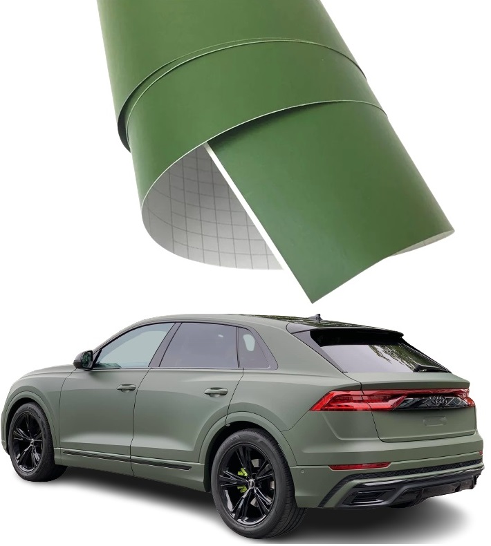 

Folia Mat Matowa Zielona Wojskowa Green Army 30m