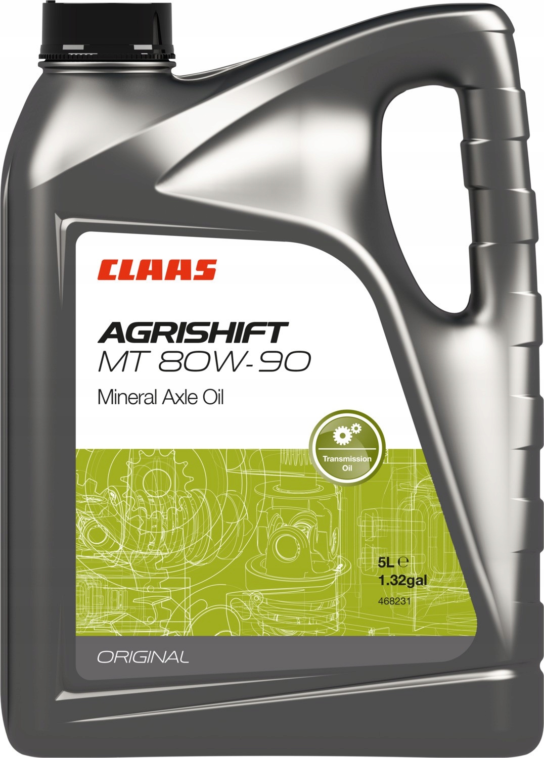 0001810040 - ТРАНСМИССИОННОЕ МАСЛО CLAAS AGRISHIFT MT 80W90 5L