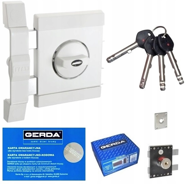 

Zamek wierzchni Gerda Tytan Zx atestowany biały