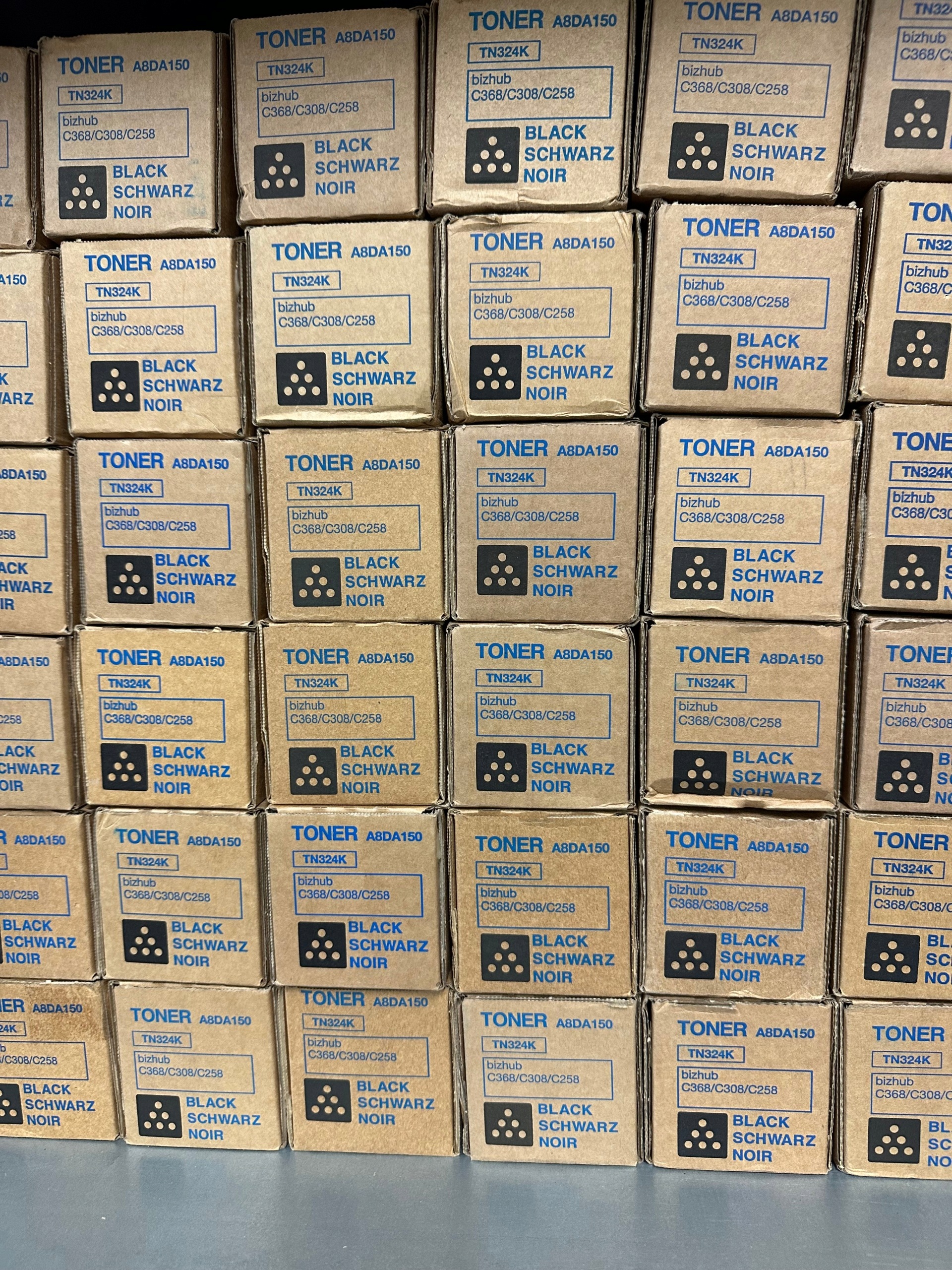 Toner Konica Minolta C258/C308 TN324K černý Originál