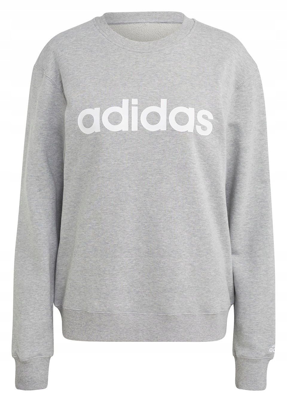 Mikina Adidas Essentials Linear French Terry šedá IC6880 vel. L