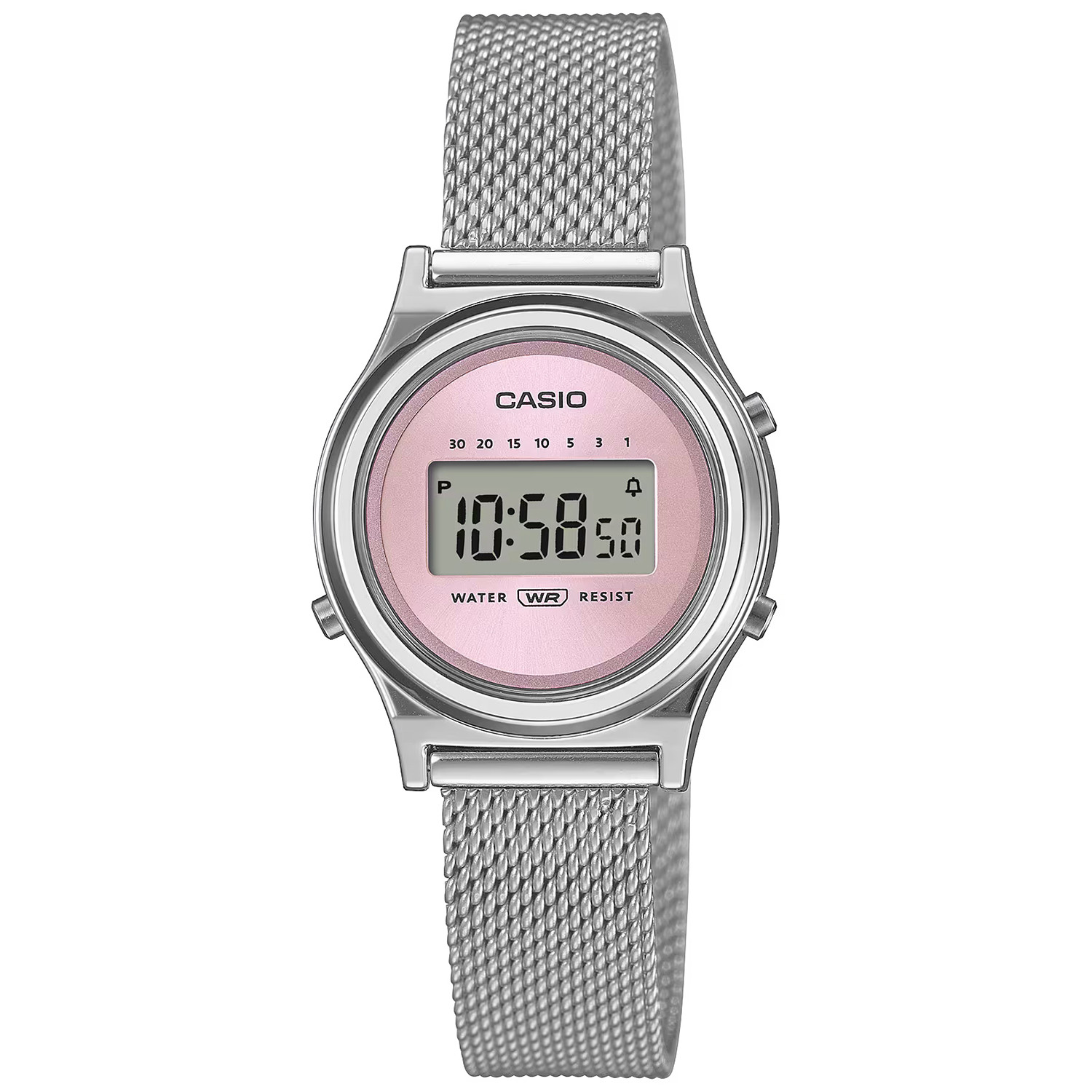 Hodinky Casio Vintage LA700WEM-4AEF stříbrný náramek
