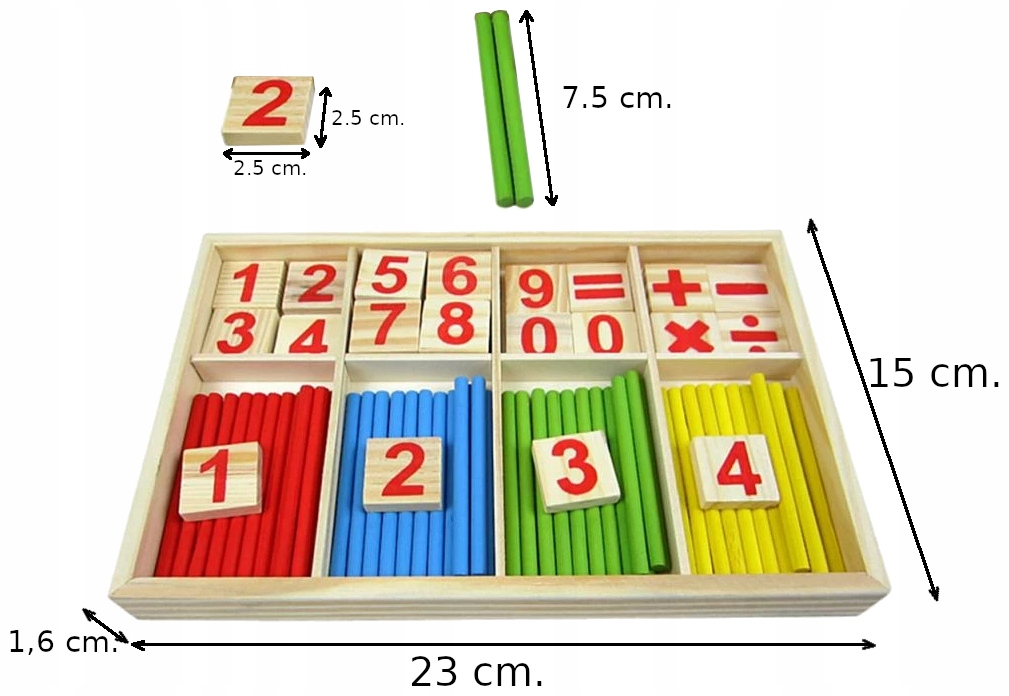 PATYCZKI DO NAUKI LCZENIA Z DREWNA MATEMATYKA Rodzaj patyczki do liczenia