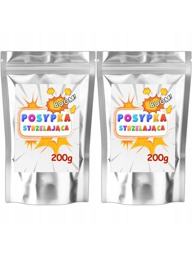 Levně Cukr Střílející barevná Posypka Střílející sada 2x200g