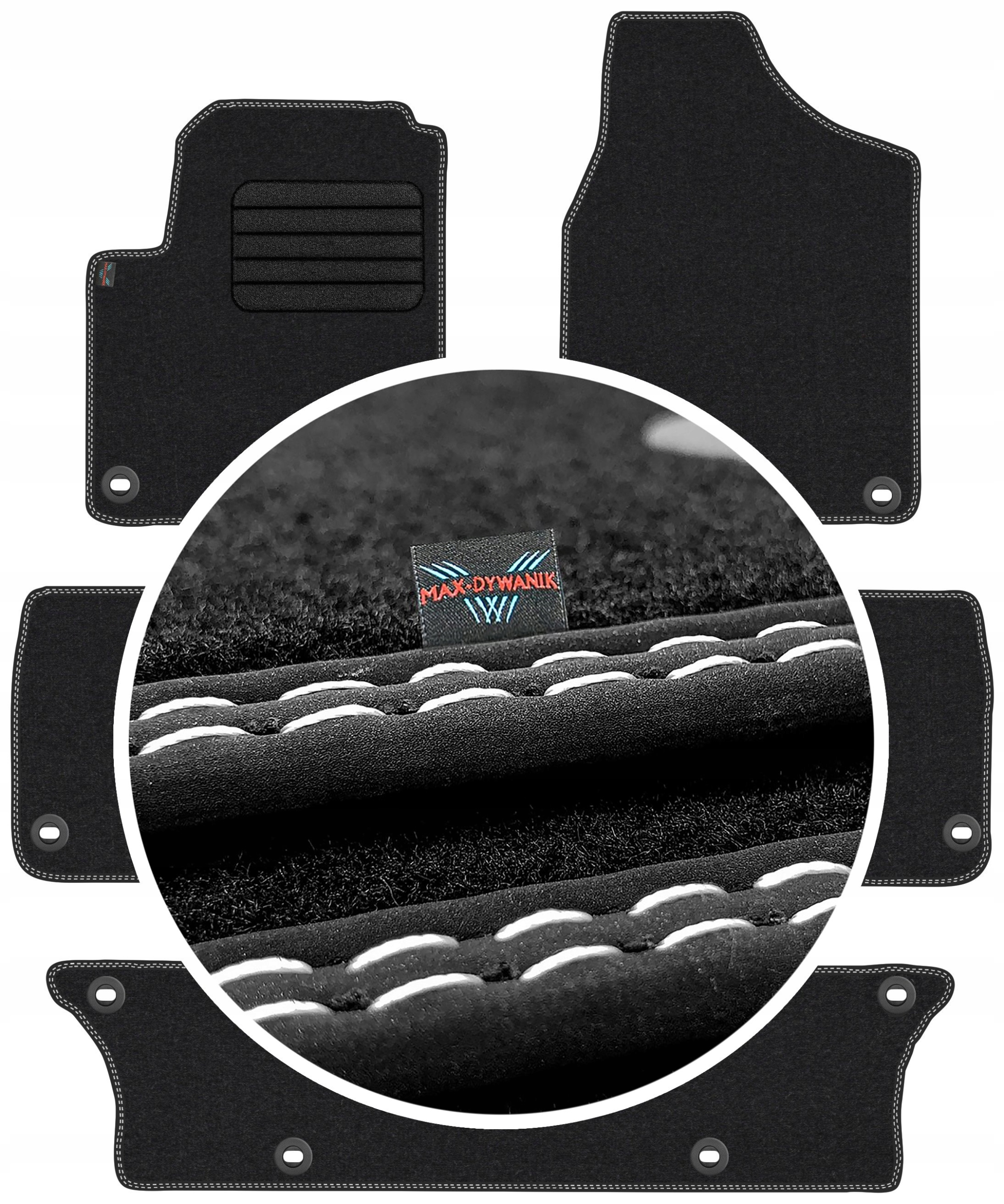 Ford Galaxy I 7os 1995-2006 Textilní autokoberce