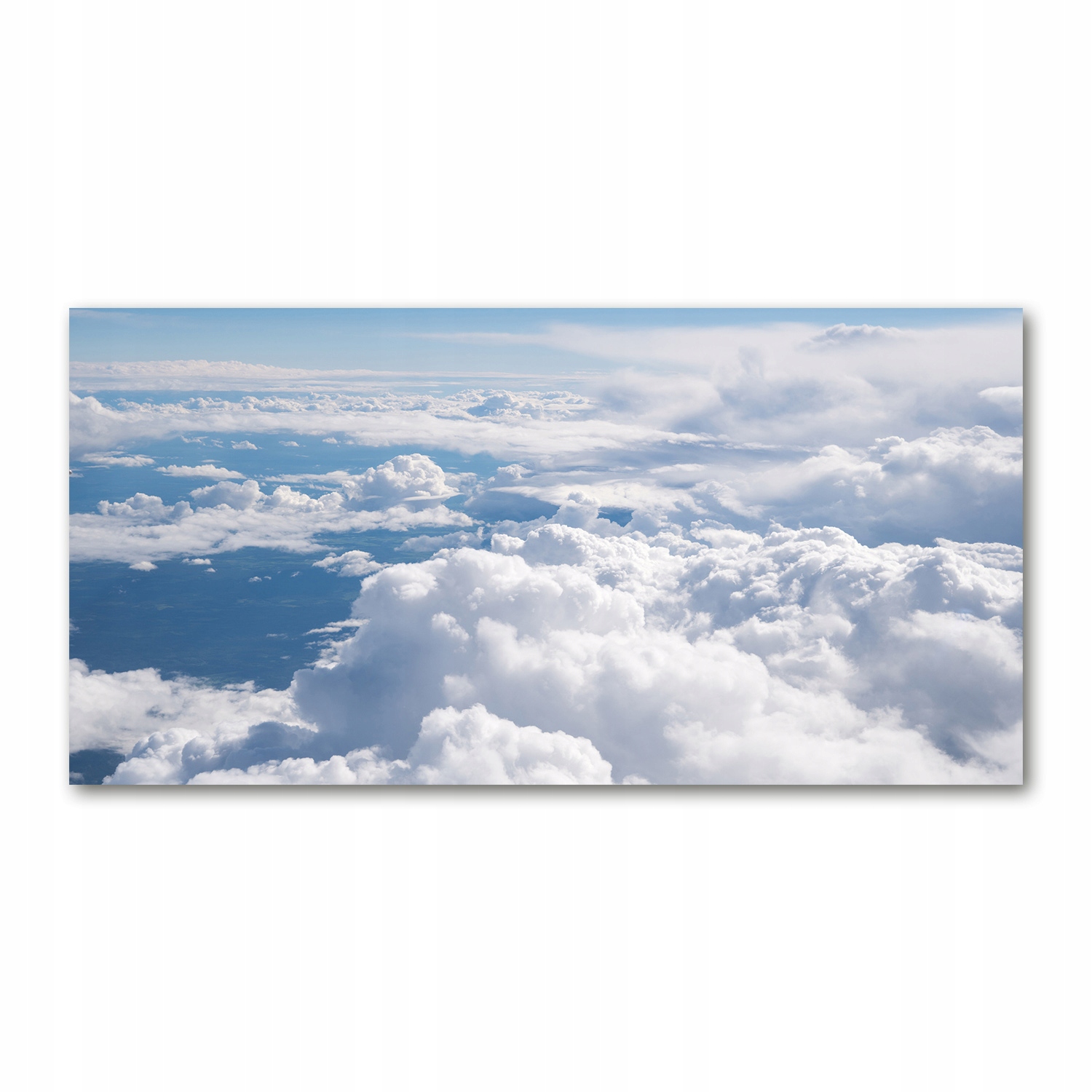 

Foto obraz szkło akryl Widok z samolotu 120X60 cm