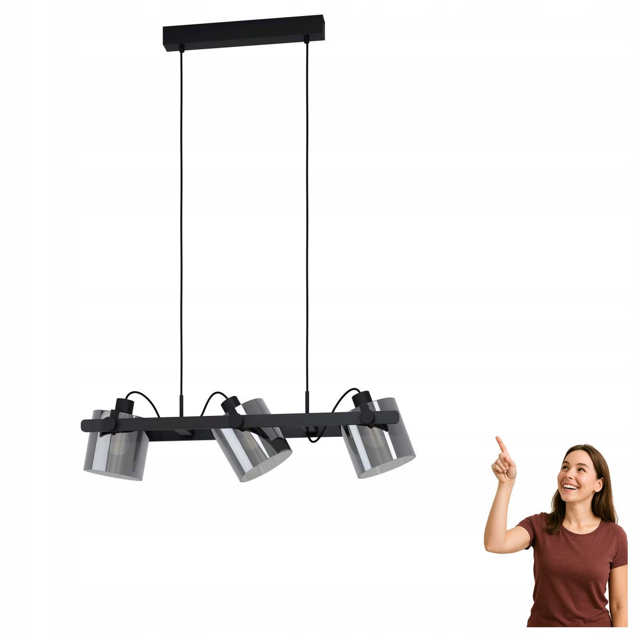 Závesná lampa Hornwood 2 43606 Eglo