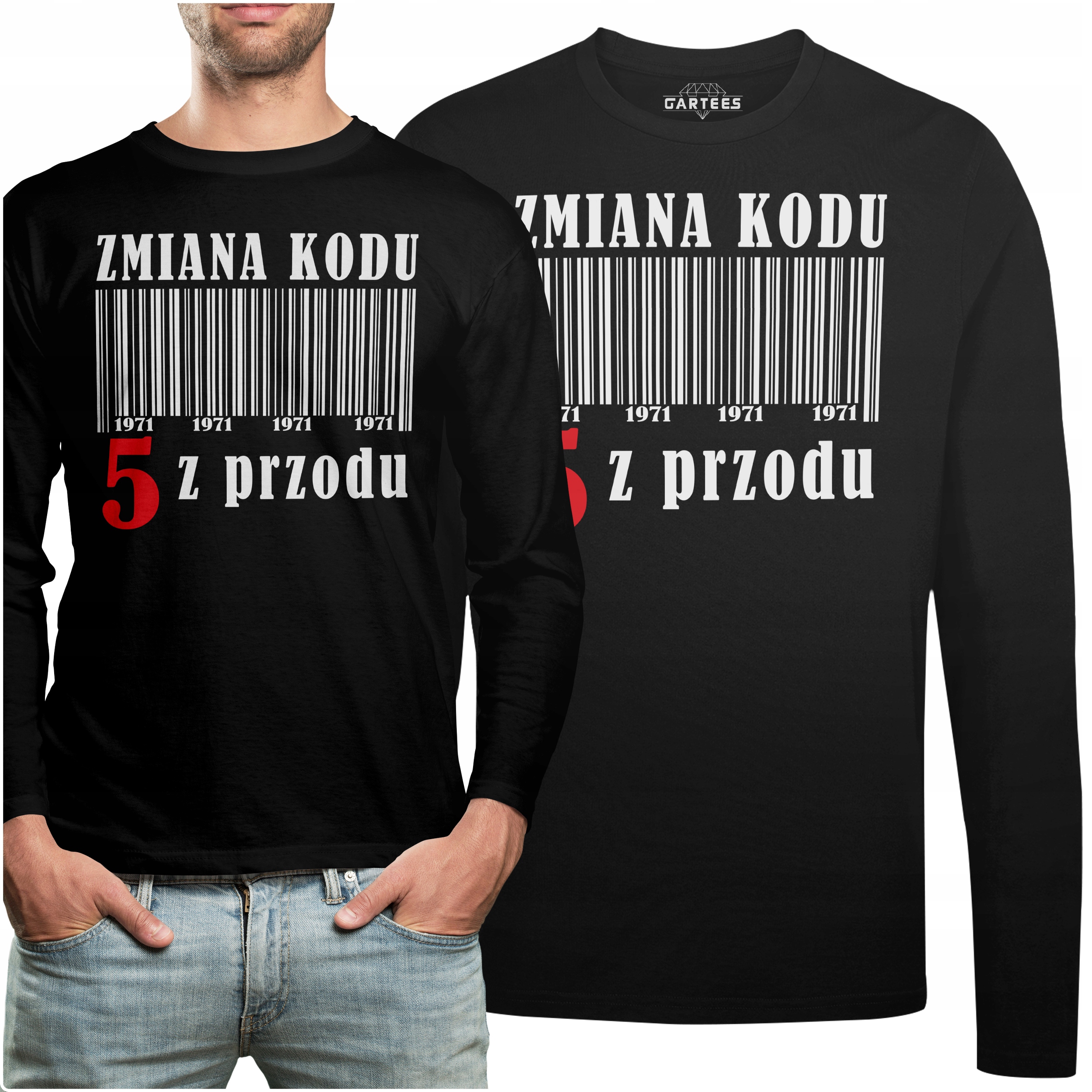 

Koszulka Long Prezeny Zmiana Kodu Na 5 Z Przodu