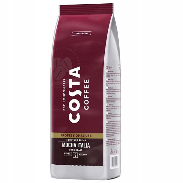 Kawa Ziarnista Costa Signature Blend Mocha Italia 9 1KG Arabica Robusta