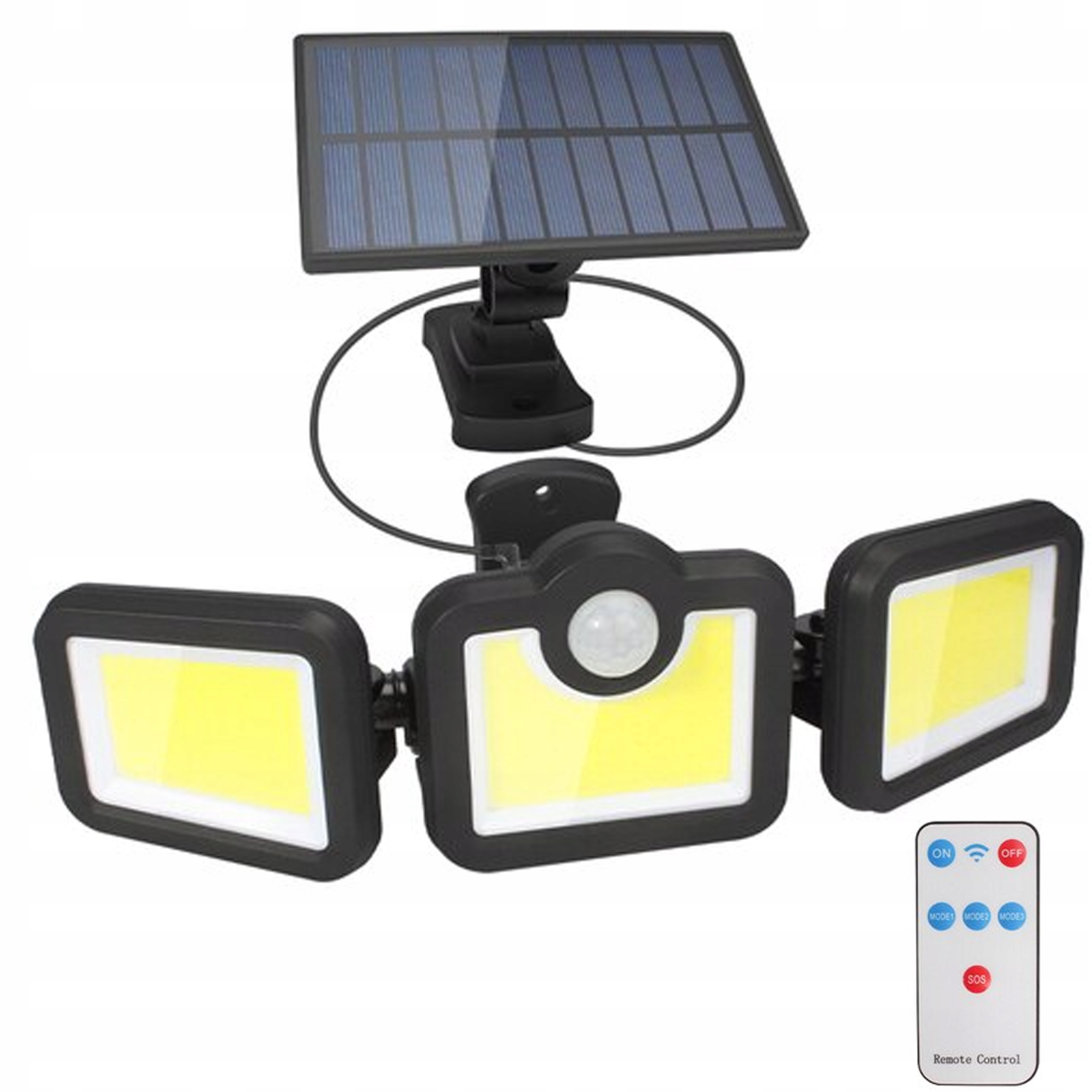 

Lampa Solarna Uliczna Latarnia 163LED Uchwyt+pilot