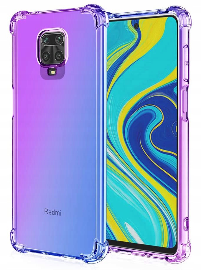 ETUI MIENĄCE AURORA DO REDMI NOTE 9S 9 PRO +SZKŁO Marka MBM