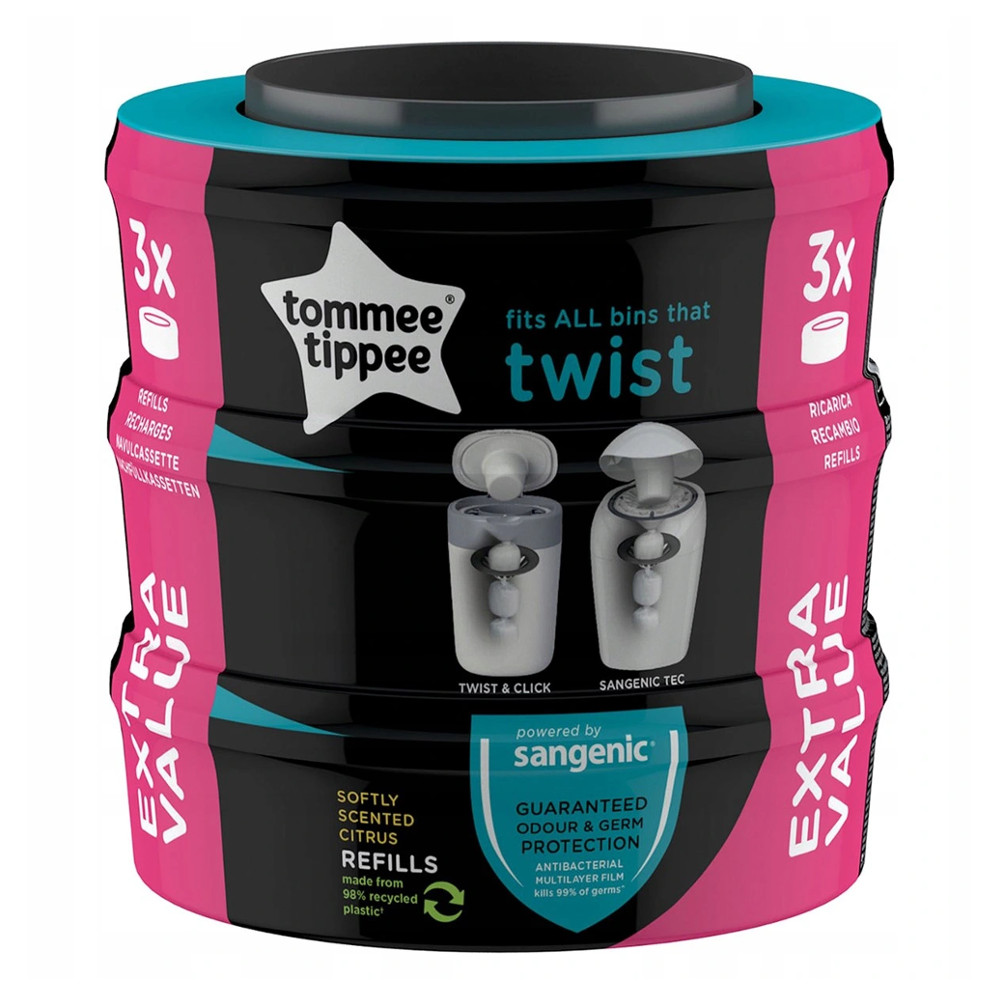 

Tommee Tippee Wkłady Do Pojemnika Na Pieluchy x3