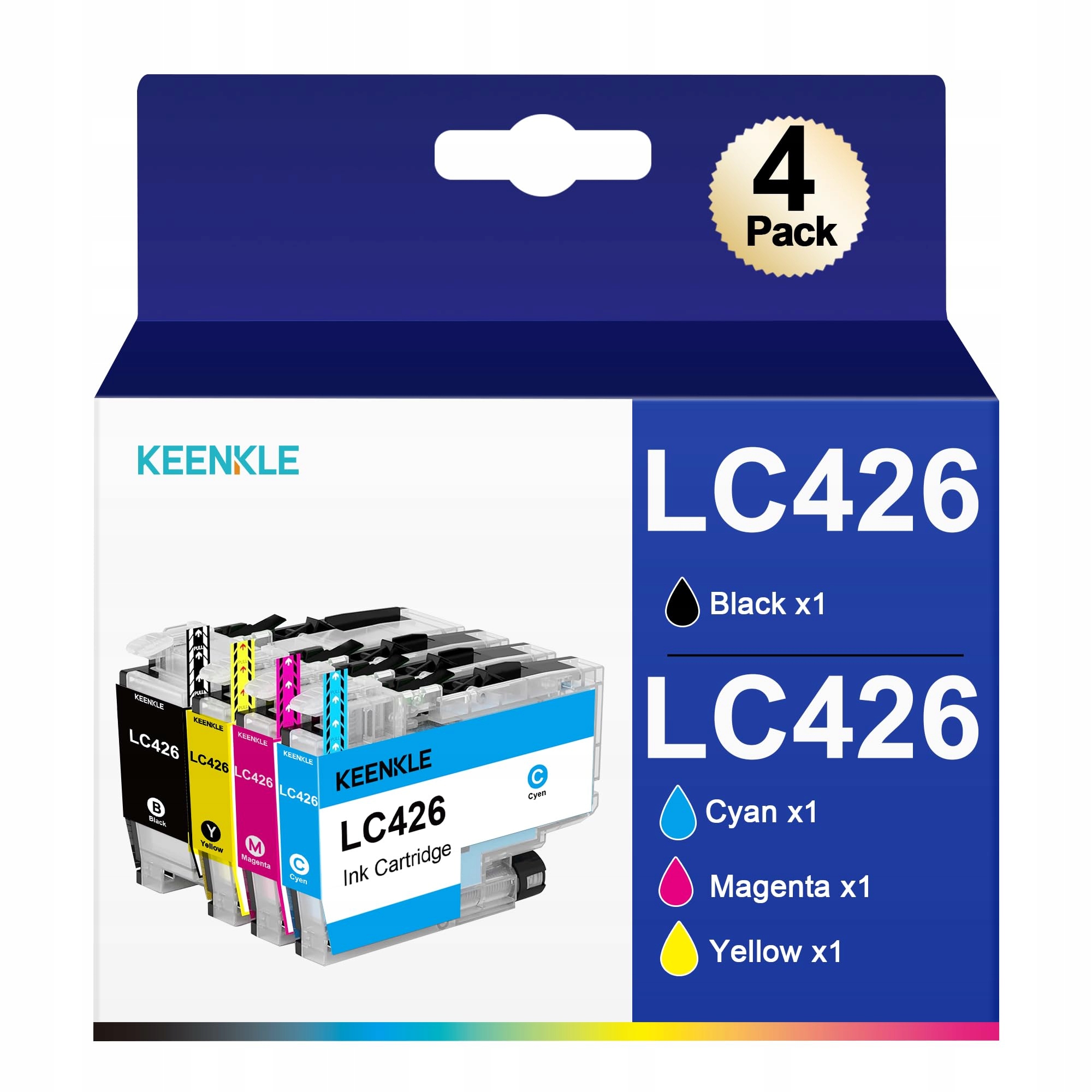 Tusz Keenkle LC426 do Brother zestaw
