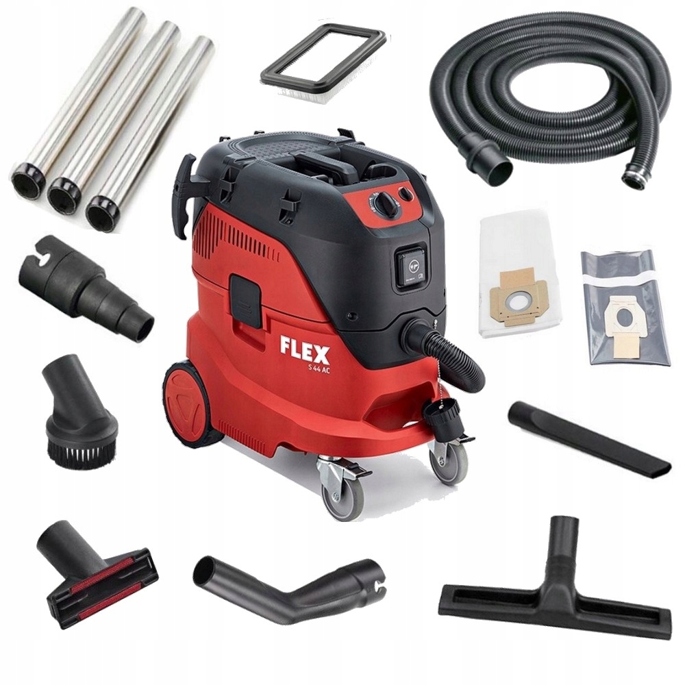 Flex Odkurzacz Przemysłowy Bezworkowy 230V 1400W S44 S47 L Ac Gips 444146