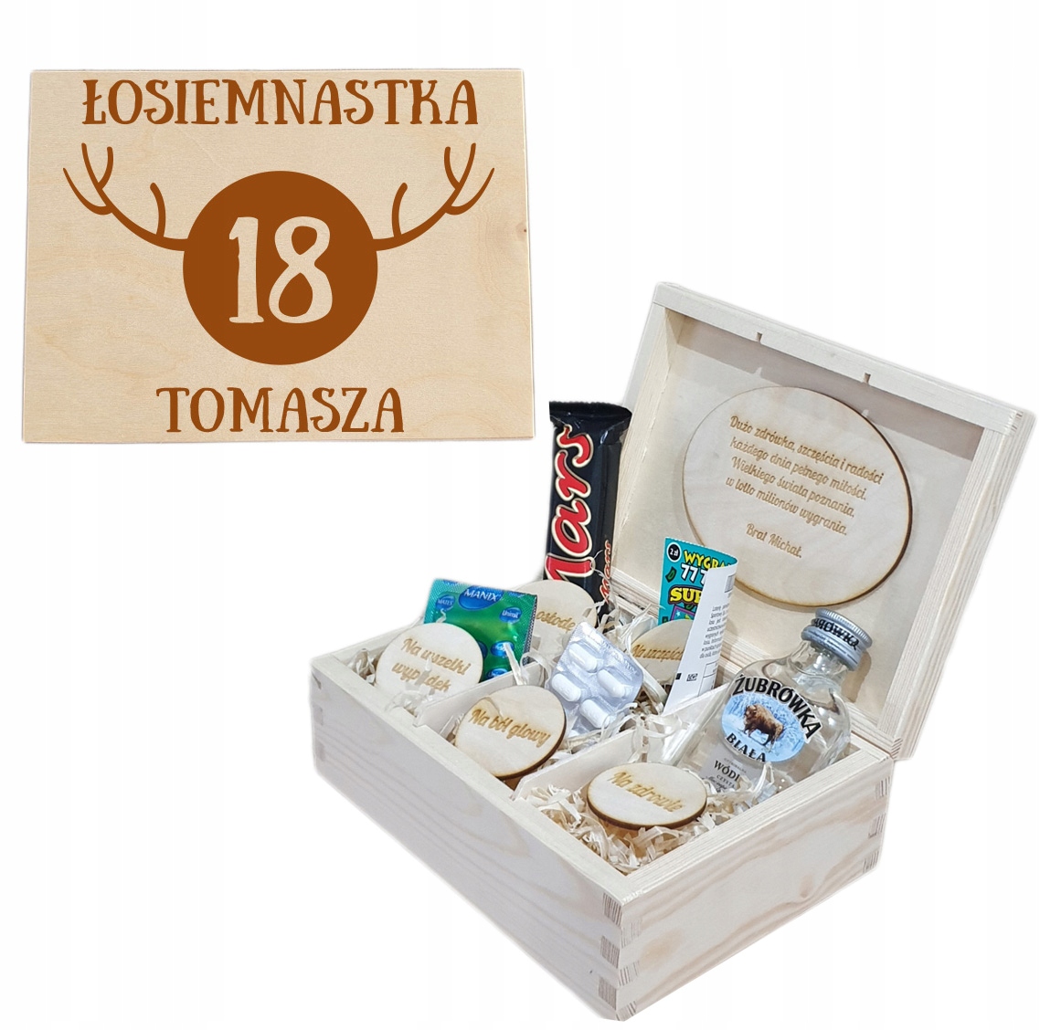 

Niezbędnik urodziny 18 30 40 50 60 grawer