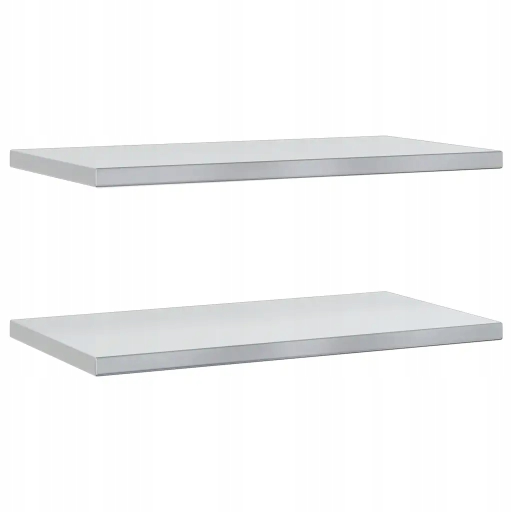 Polička ocel stříbrná 75x40x3 cm, 50 kg