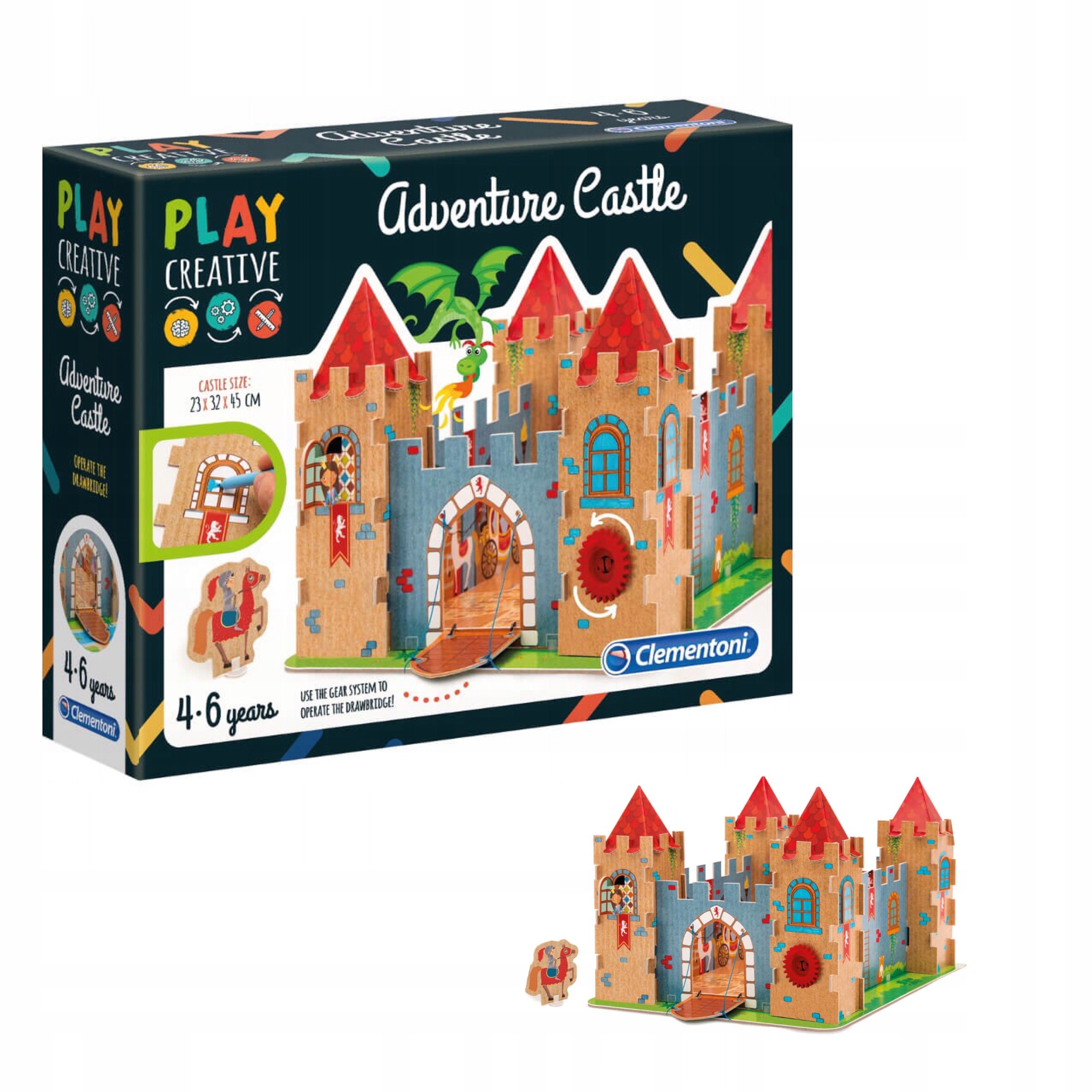 

Clementoni 3D Puzzle Zamek Przygo Zestaw Kreatywny