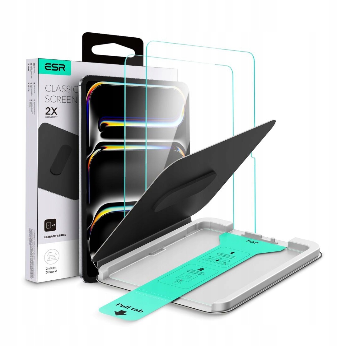 Szkło hartowane do iPad Pro 11 Esr UltraFit 2 szt. przezroczyste