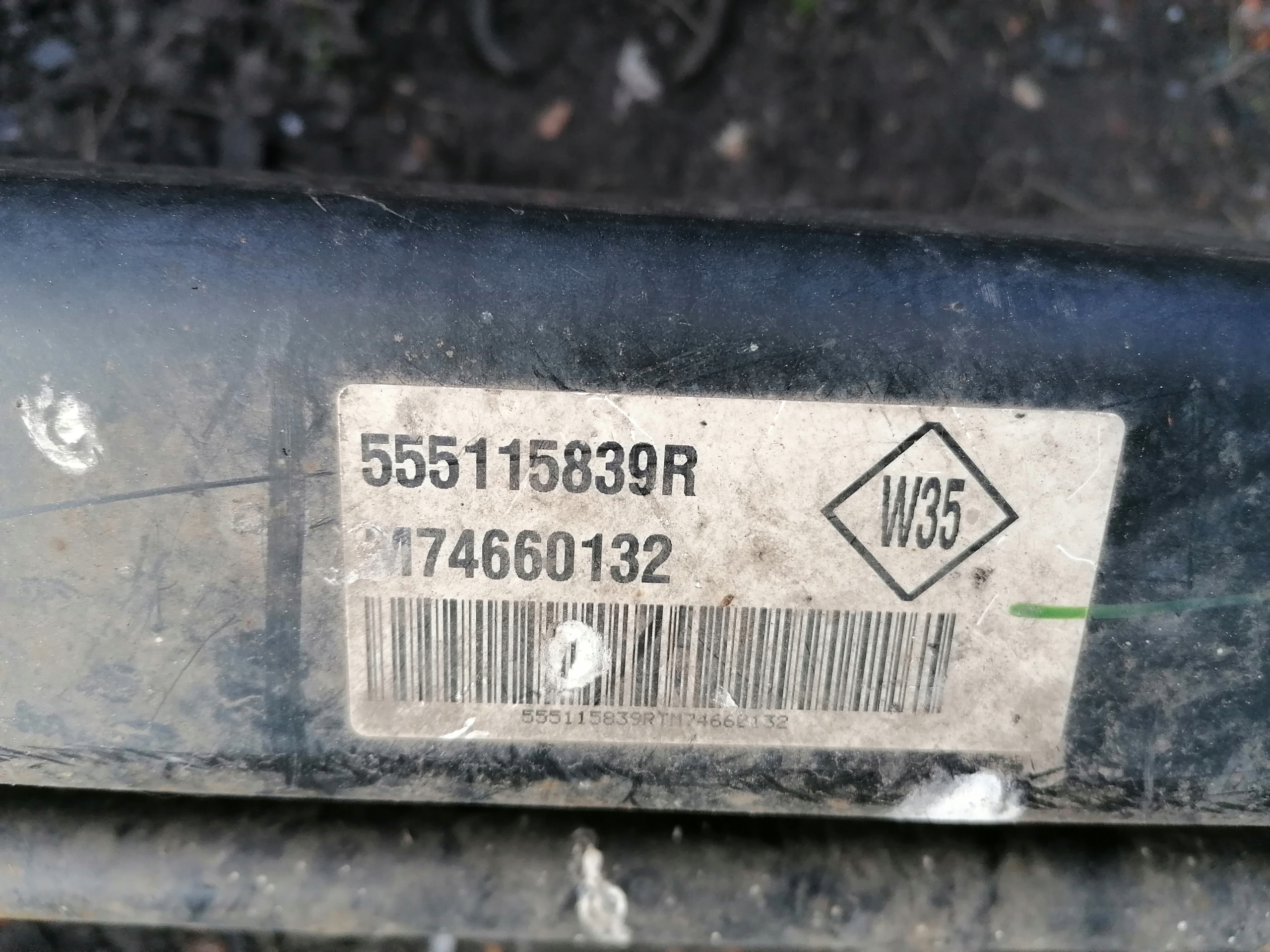 KOMPLETNA BELKA OŚ TYŁ 16 MASTER III Producent części Renault OE