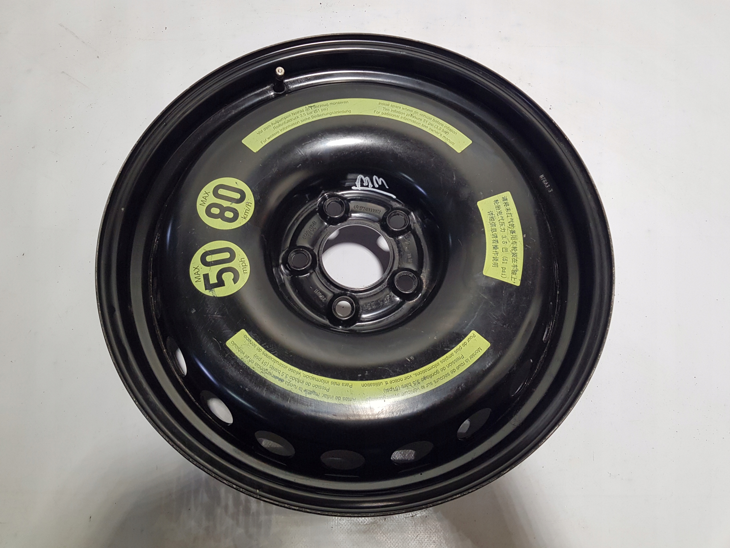 MERCEDES SLK SLC R172 W172 disque roue roue de secours roue de secours roue de secours