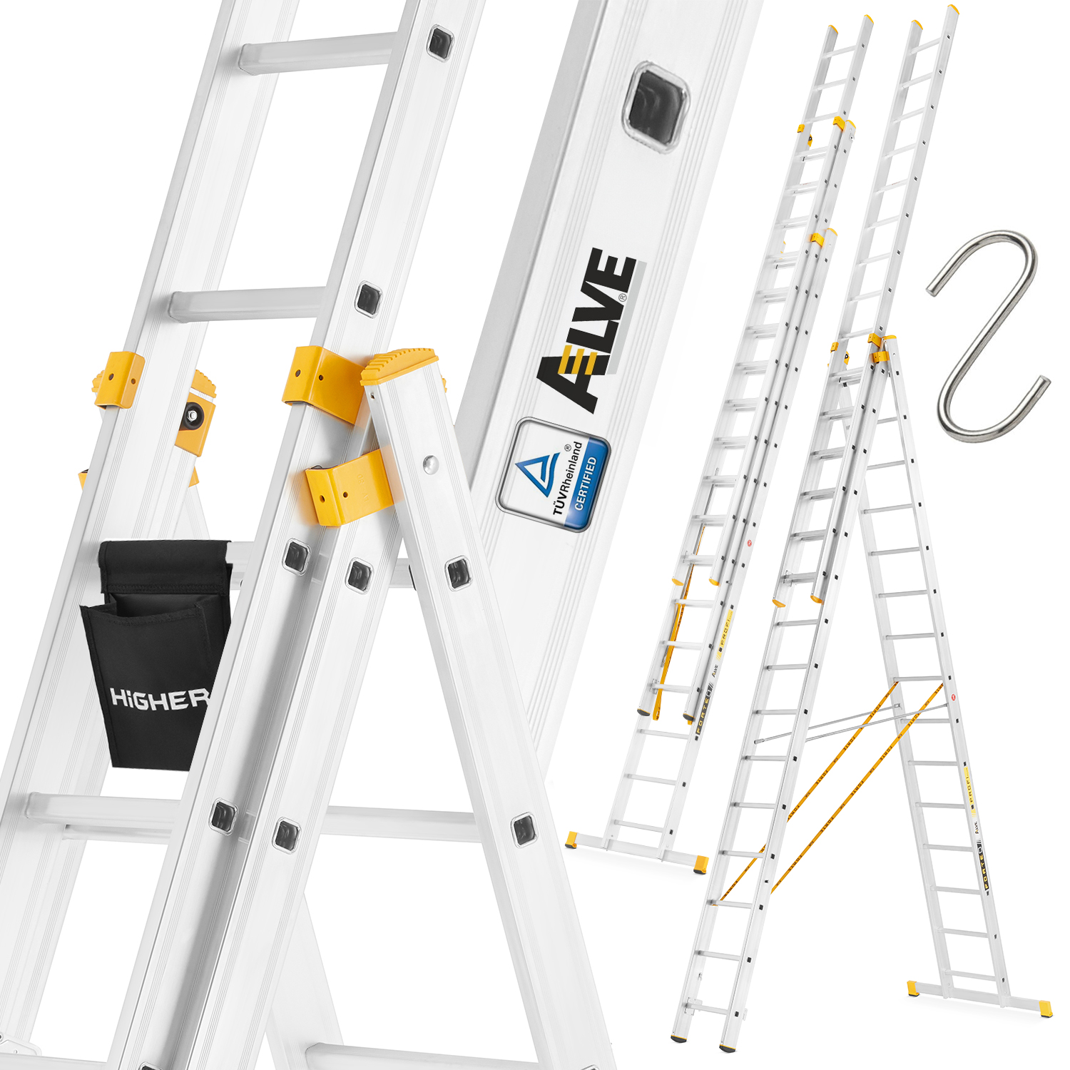 Žebřík Alve Forte Profi Plus 3x14