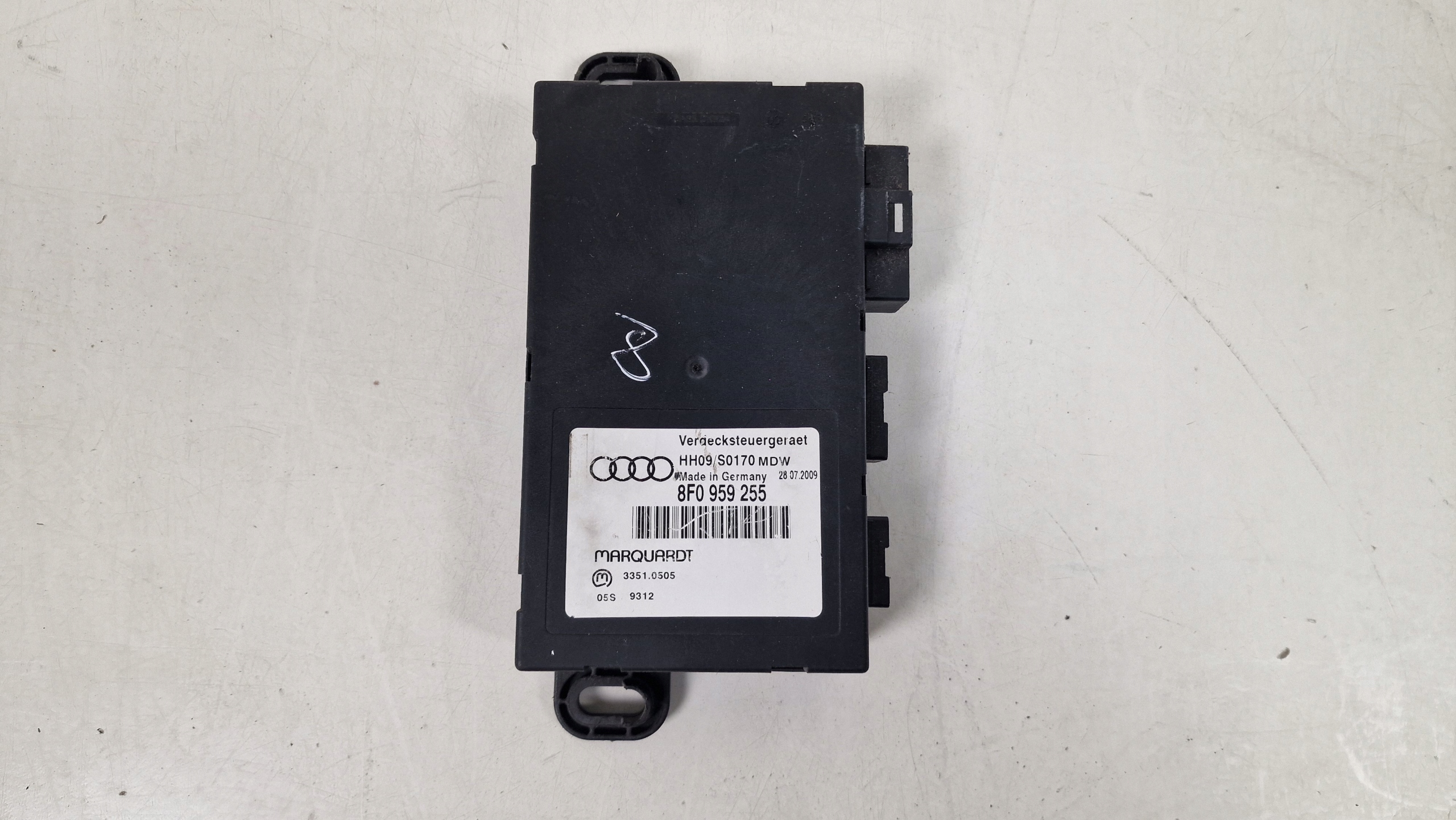 AUDI A5 8T CABRIO module control unit roofs 8F0959255
