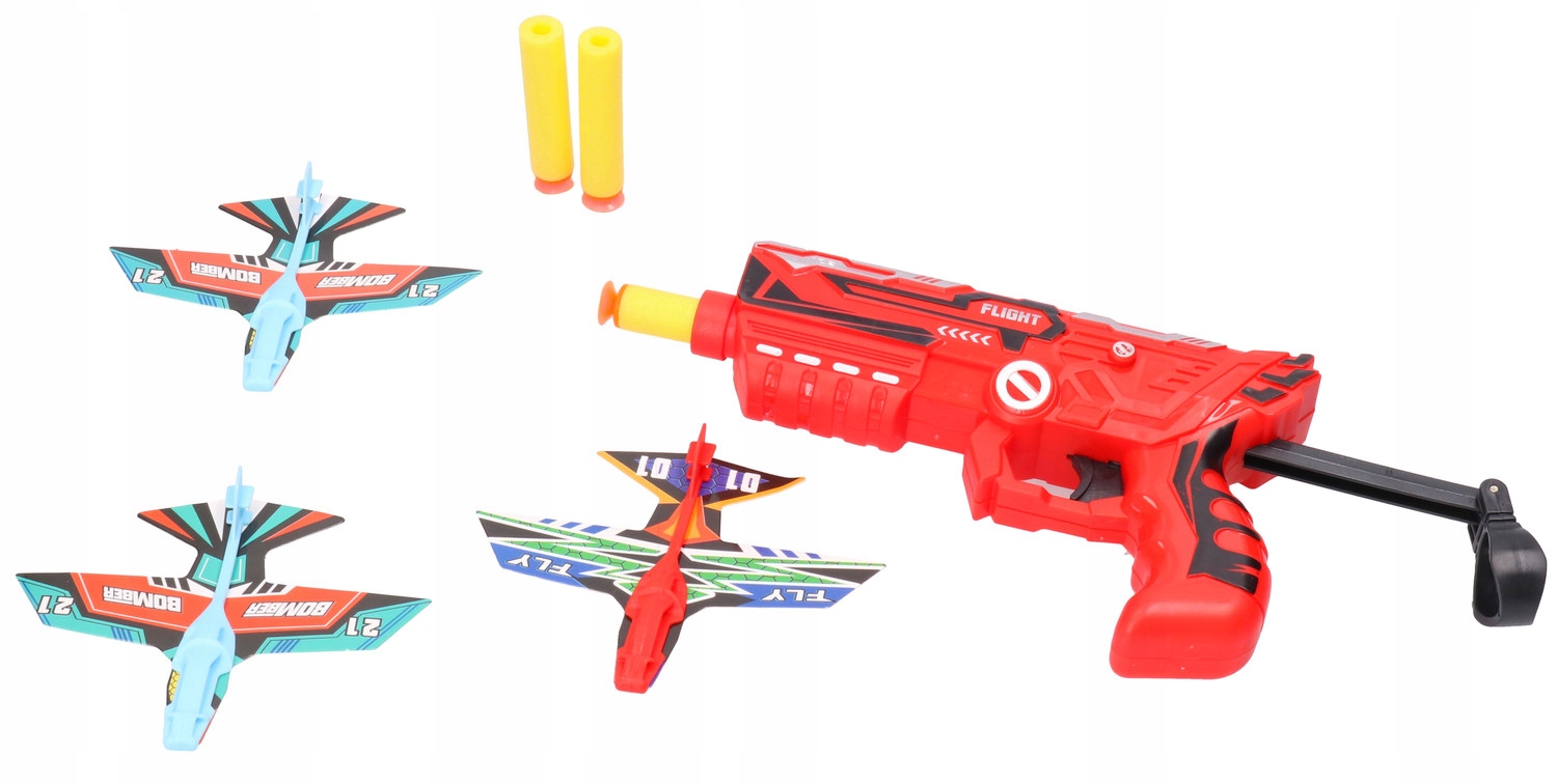 

Pistolet na piankowe strzałki samoloty 5911