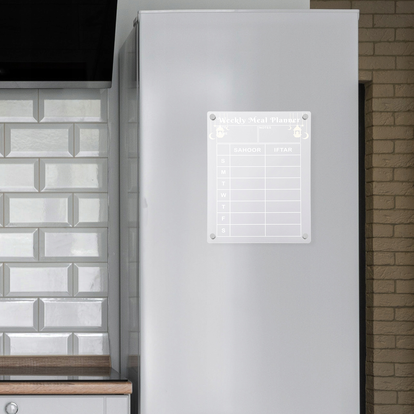 NAKLEJKI MAGNETYCZNE AKRYLOWE PLANER POSIŁKÓW RODZINNYCH EAN (GTIN) 4894970160552