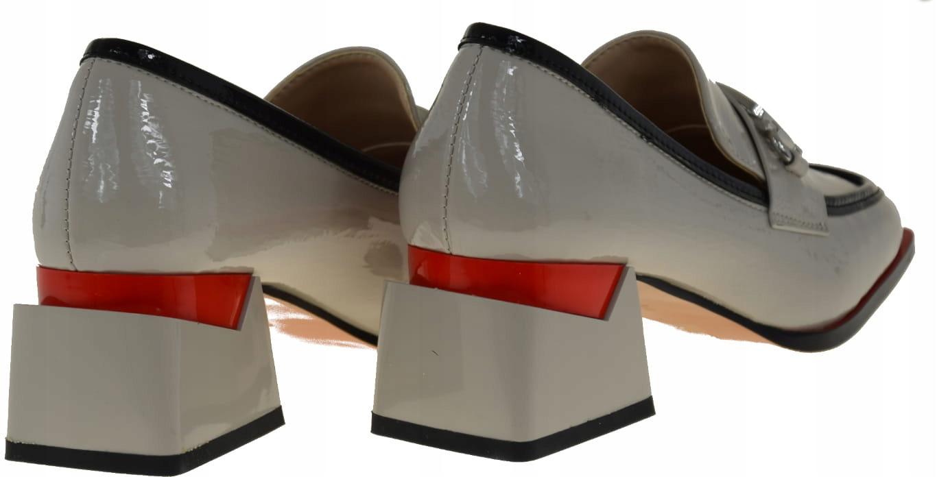 ELEGANCKIE PÓŁBUTY S.BARSKI MR38-905 SZARE WYGODA & STYL HIT SEZONU R.36 Model eleganckie półbuty damskie MR38-905