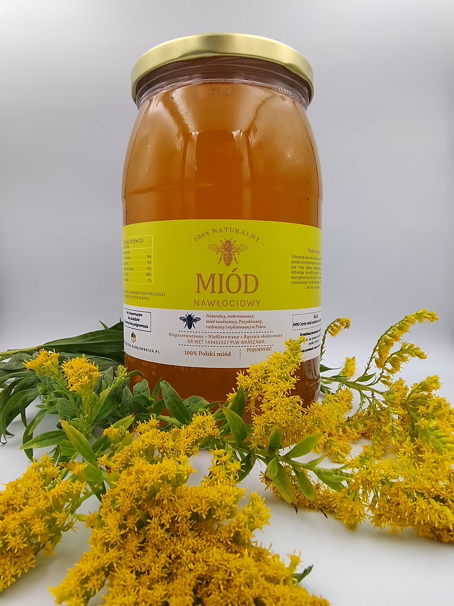 Levně Vlásečnicový med 900 ml – přírodní – 2025 – Pasieka Szabłowských