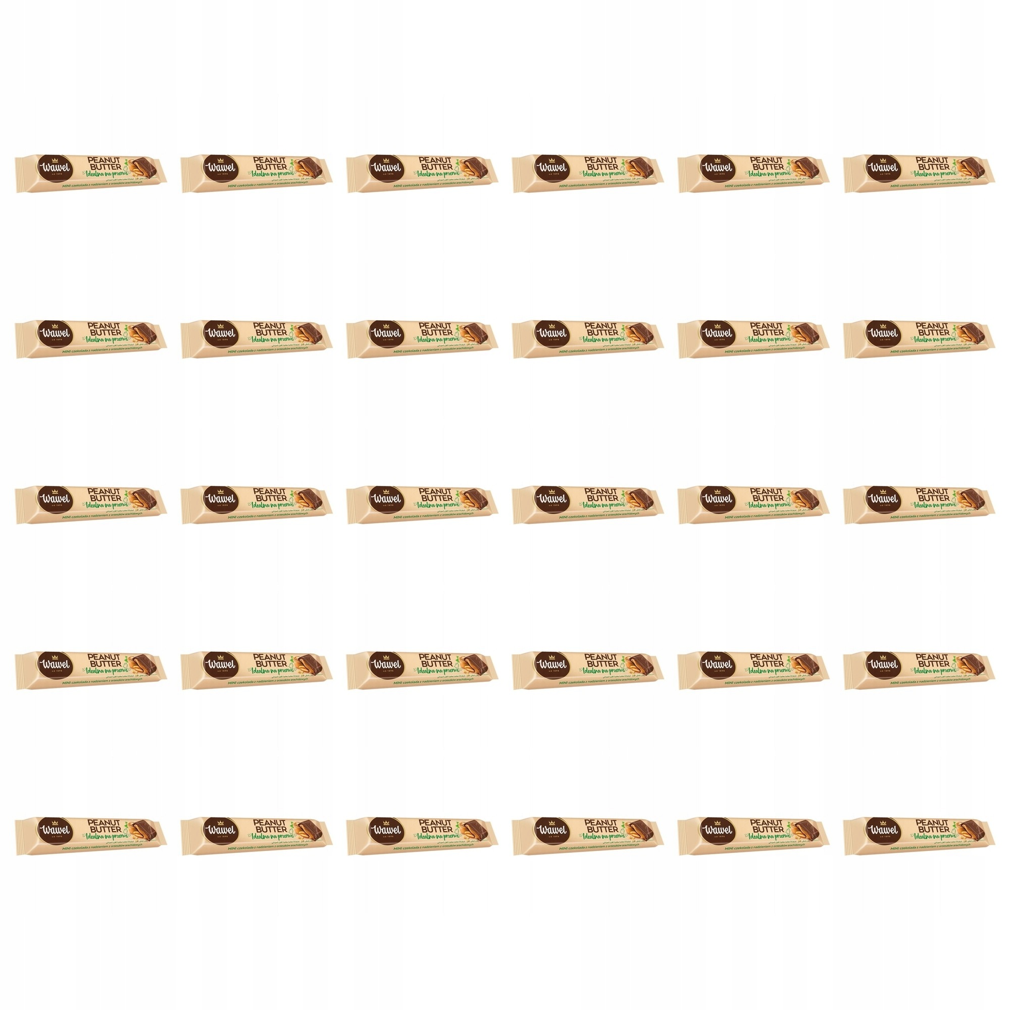 30x 37g Wawel Miniczekolada Peanut Butter Karton