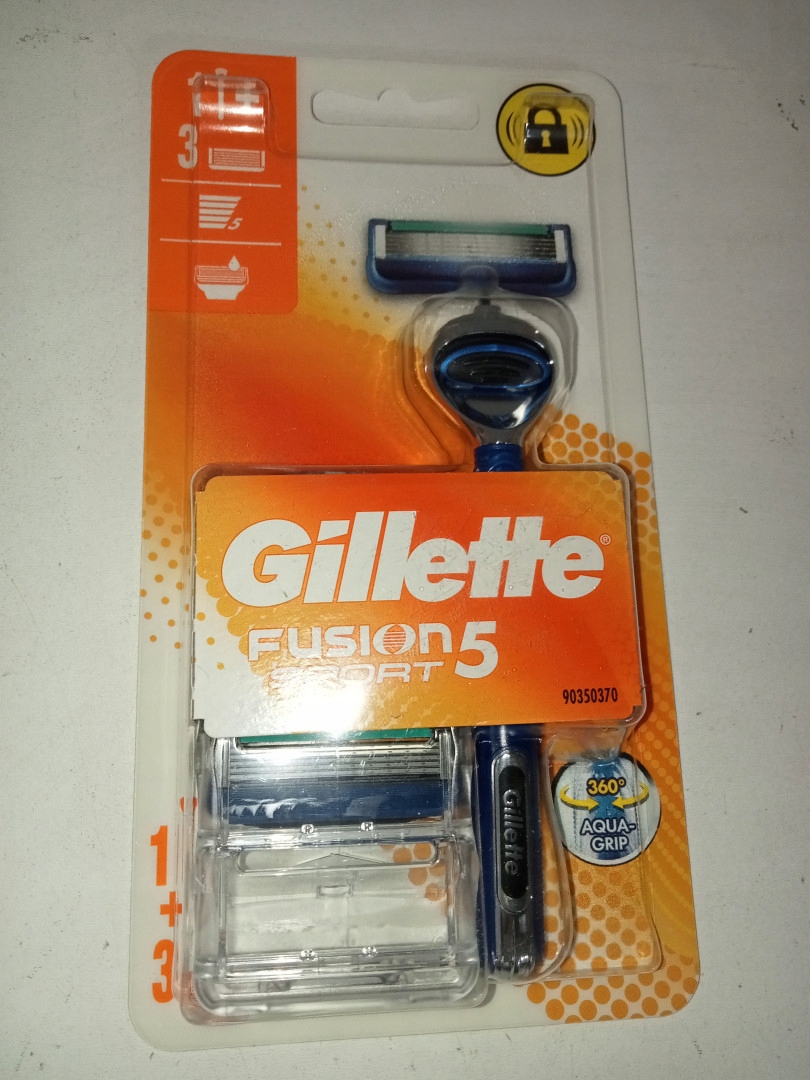 Gilette Náplně do strojků Fusion 5 Sport 3+1 ks