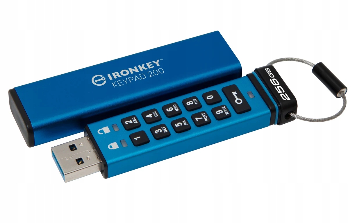 KINGSTON IronKey Keypad 200, 256GB, AES-256 Encrypted — 4