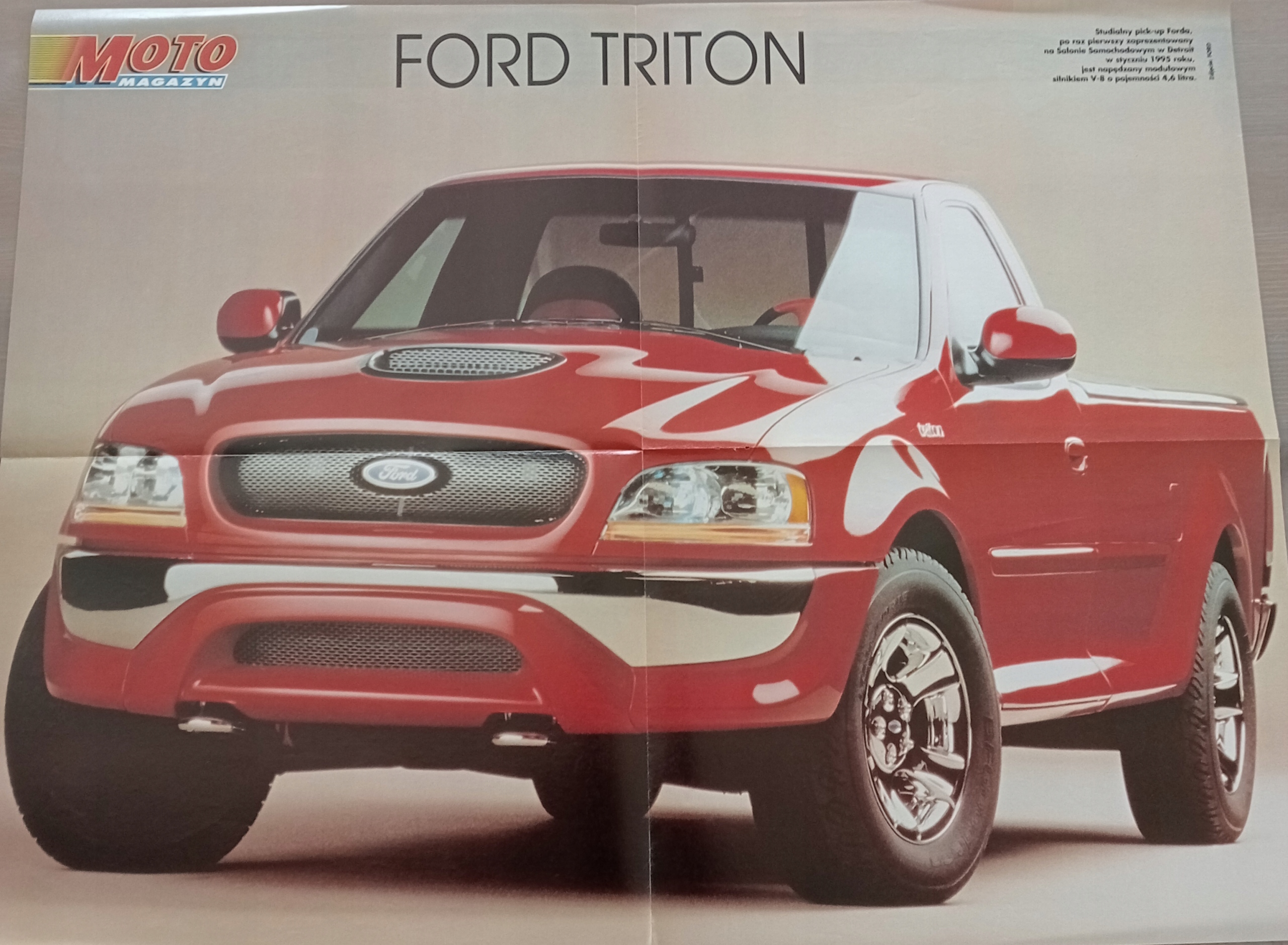 FORD TRITON PLAKAT 54x41