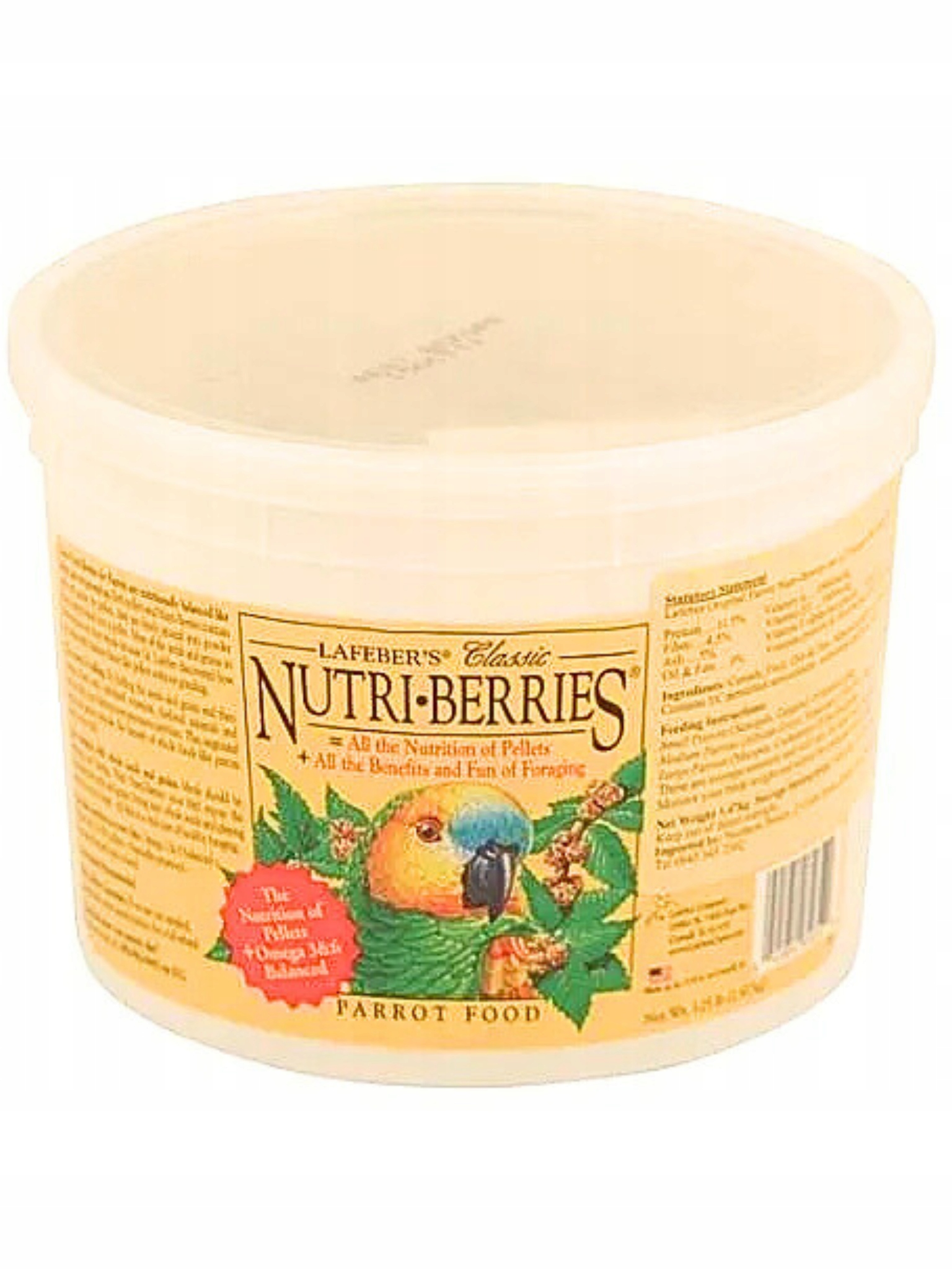 Lafeber Original Krmivo ve tvaru kuliček pro velké papoušky 1,47 kg