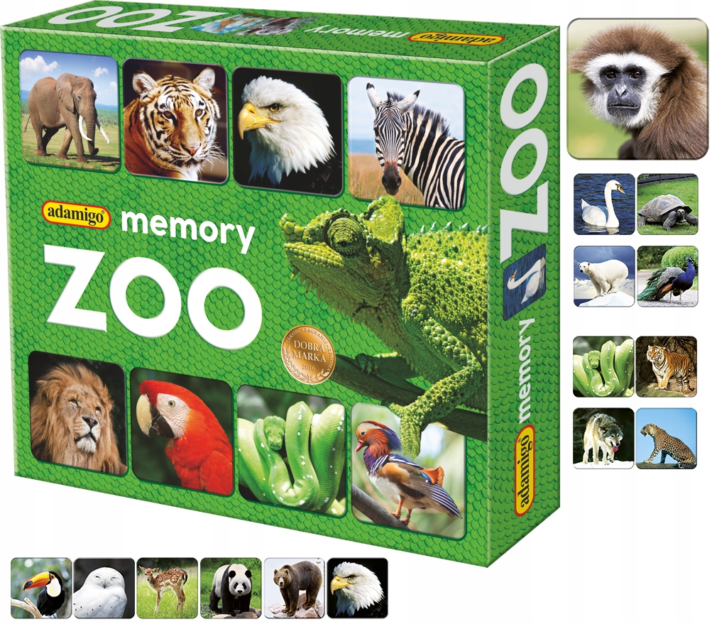 

Memory Zoo Zwierzeta Ćwicz Pamięć Gra pamięciowa