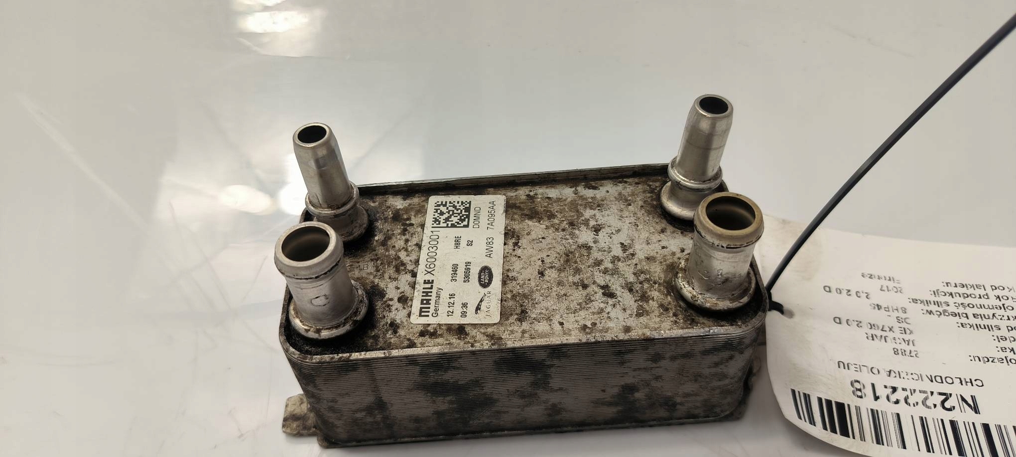 radiatore olio AW837A095AA JAGUAR XE X760 2.0 D