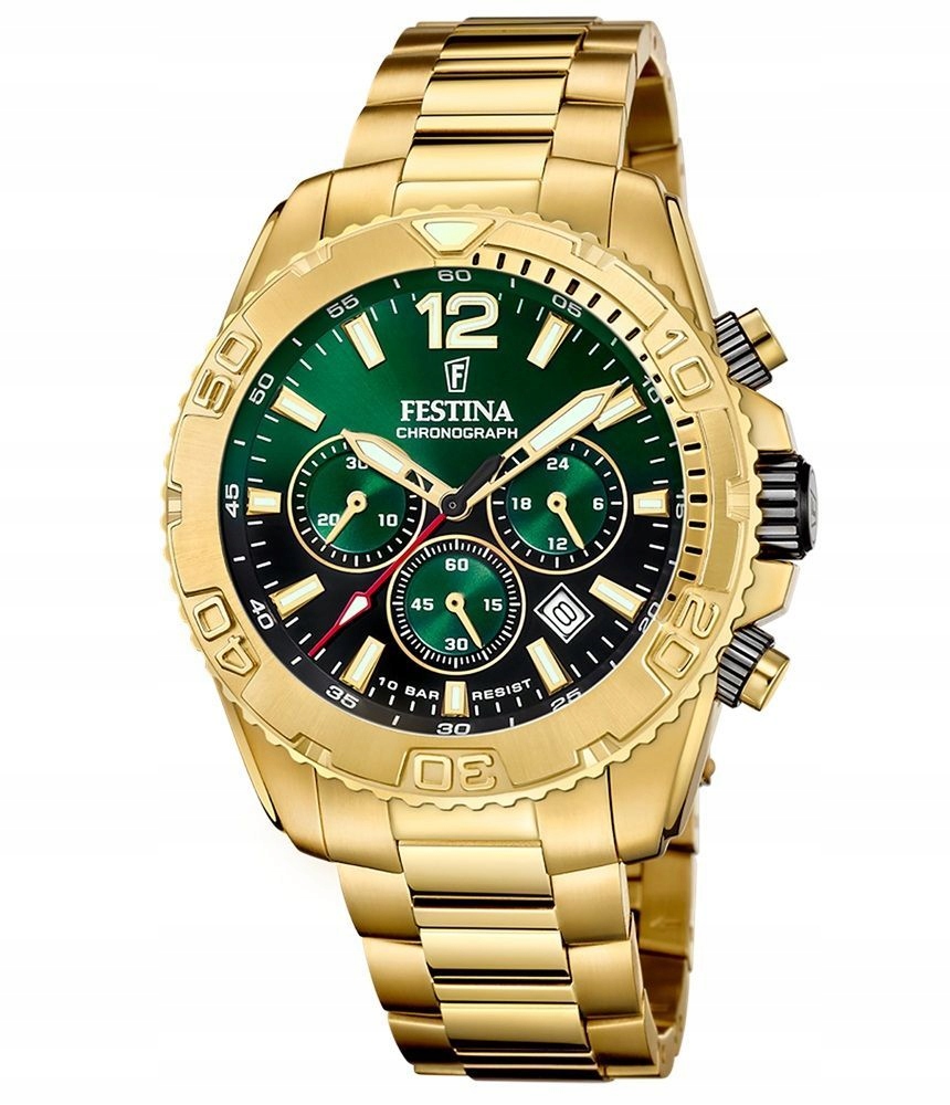 Pánské Hodinky Festina Timeless Chrono F20684/3 45,00 mm 10ATM