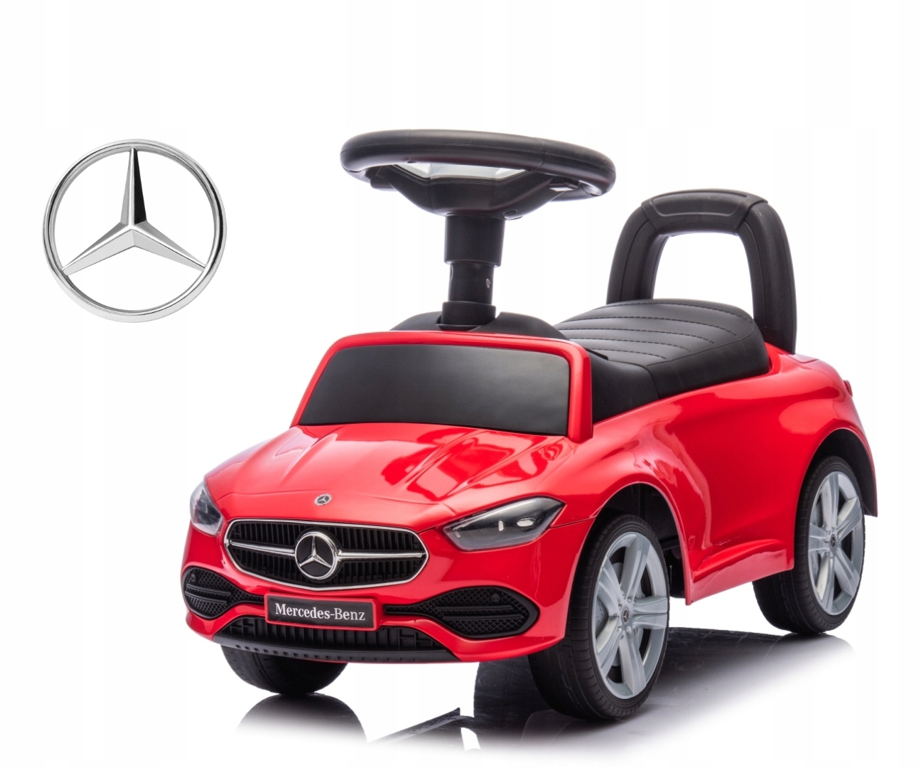 Jeździk pchacz dla dzieci Mercedes C-Class S Milly Mally na roczek