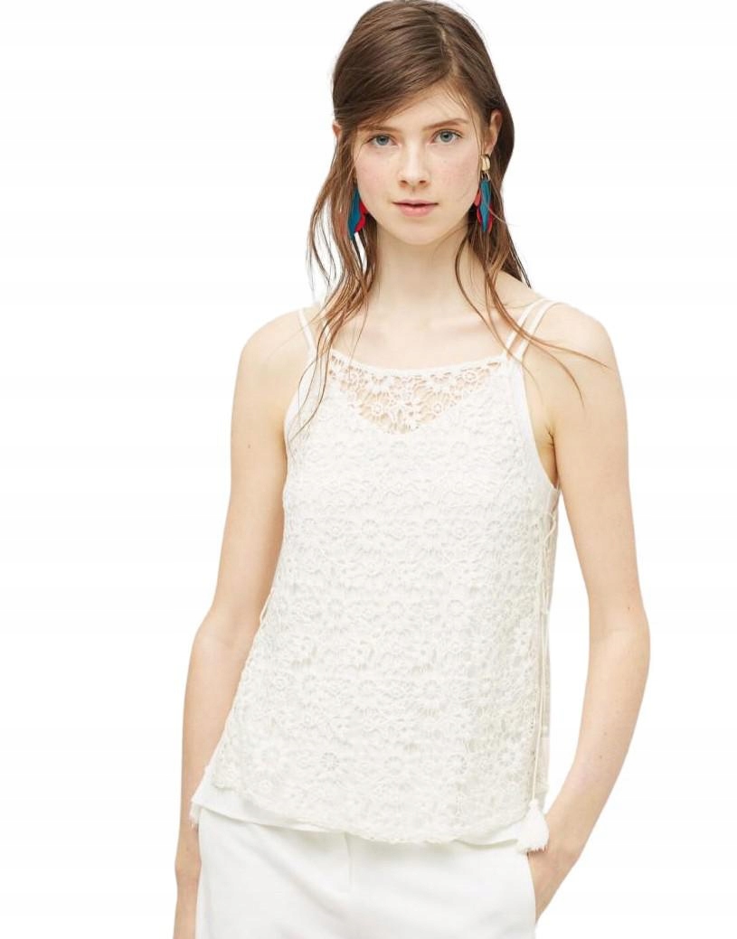 

C0203 MANGO__MK3 Ażurowy Top Na Ramiączkach__s