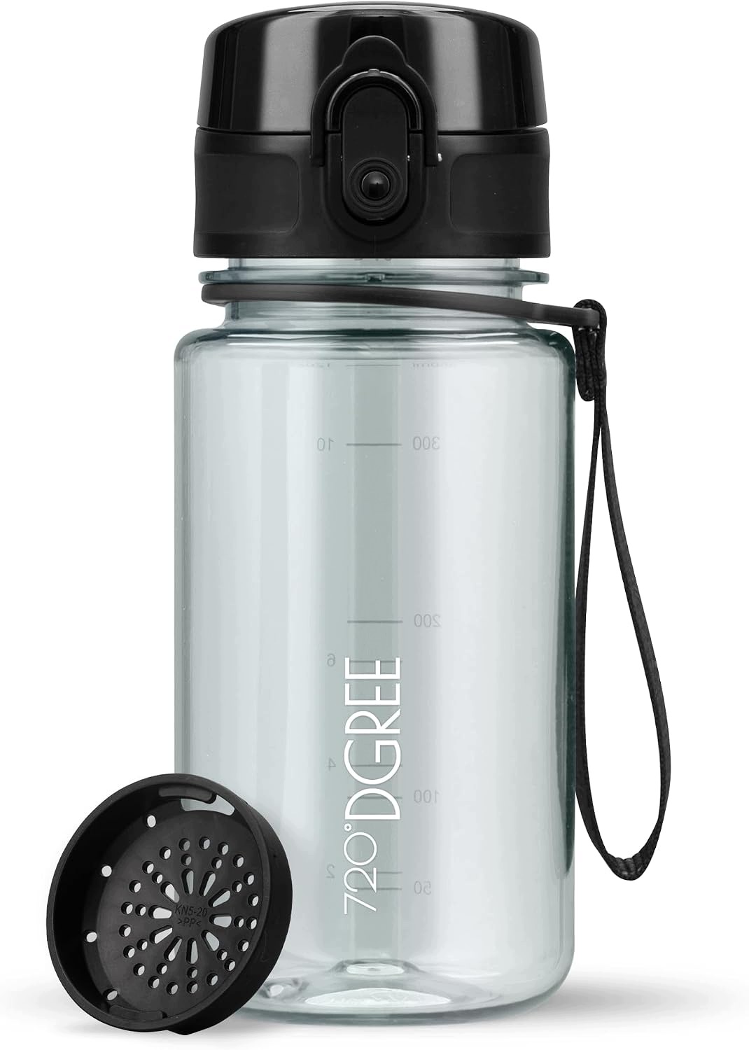 Butelka dla dzieci uberBottle 350 ml z sitkiem, szczelna, Bpa free, Tritan