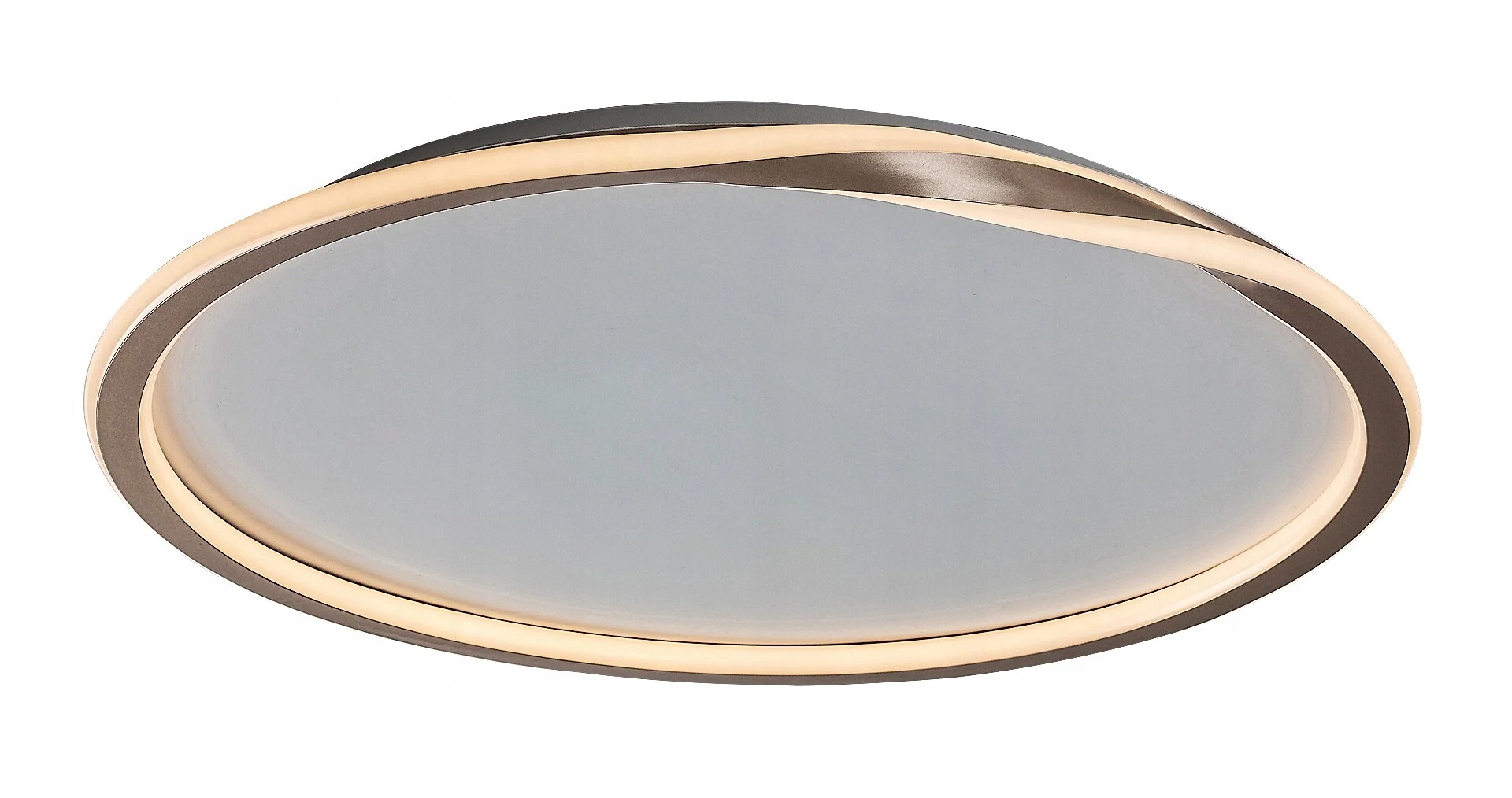 Stropné svietidlo ozdobný do obývacej izby spálne bielo-zlatý okrúhly Ø56 cm teplý