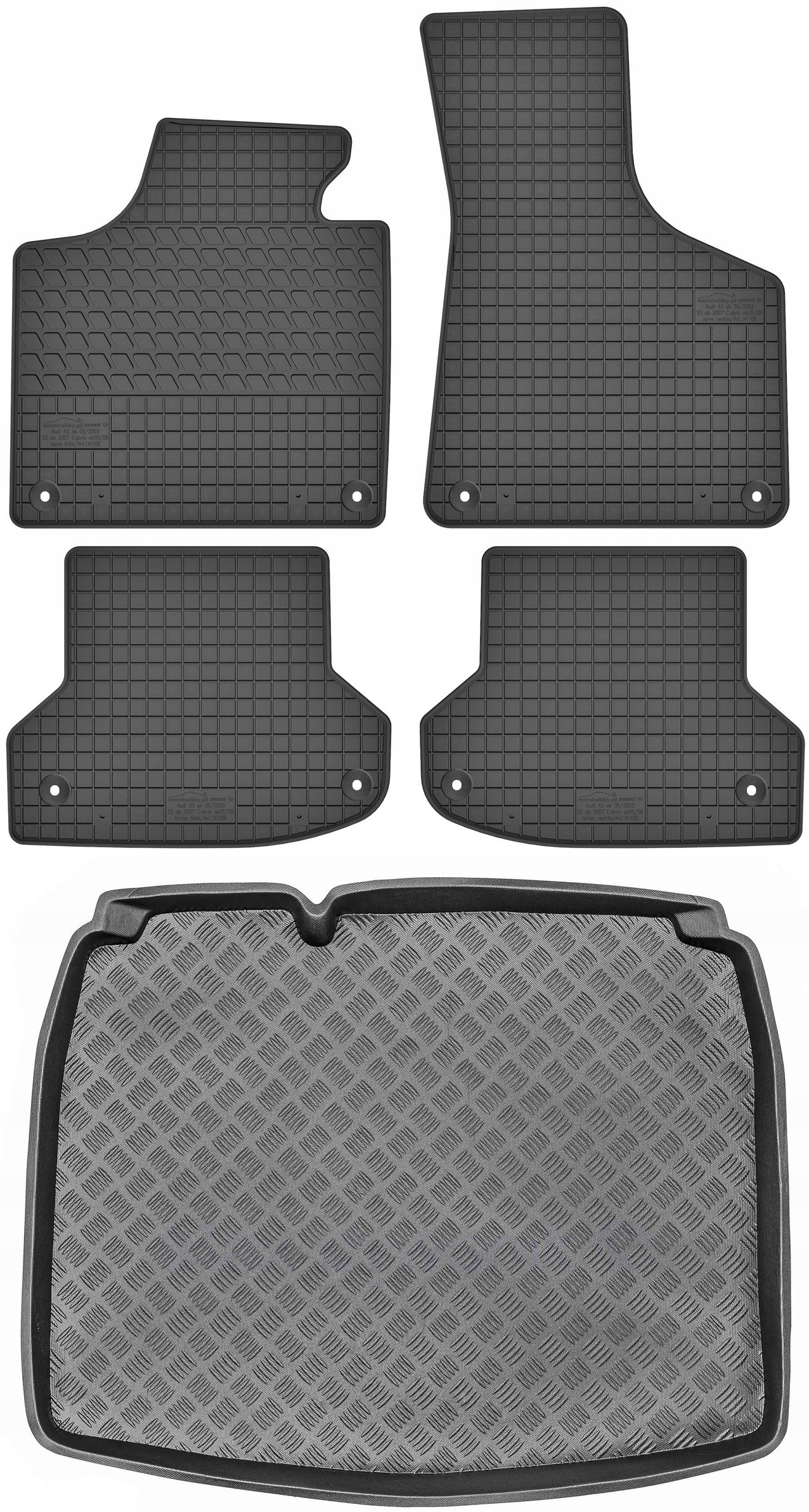 Килимки Max-Килимок резинові 11002+141106 5 el.