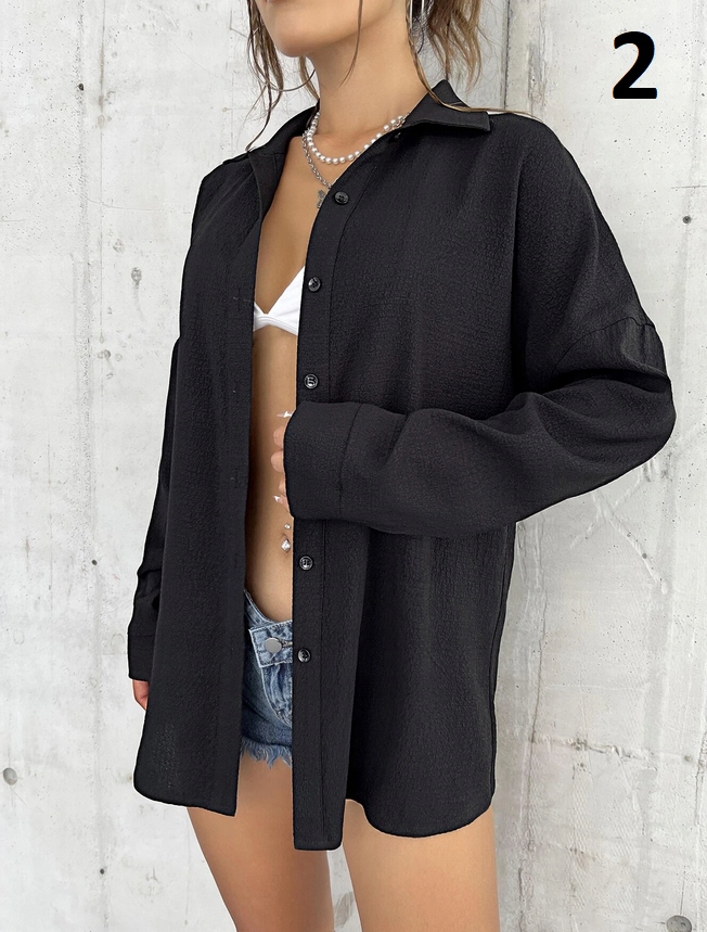 ELEGANCKA MODNA KOSZULA DAMSKA BLUZKA KOLORY L Kod producenta KM1