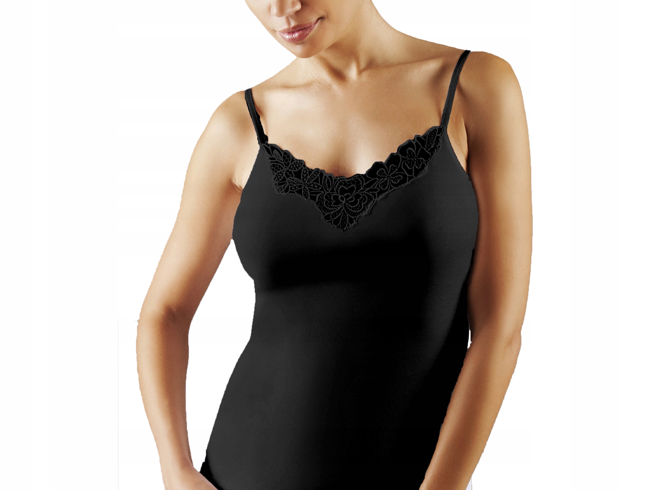 EMILI Koszulka damska JANA czarna bawełna L Płeć kobieta