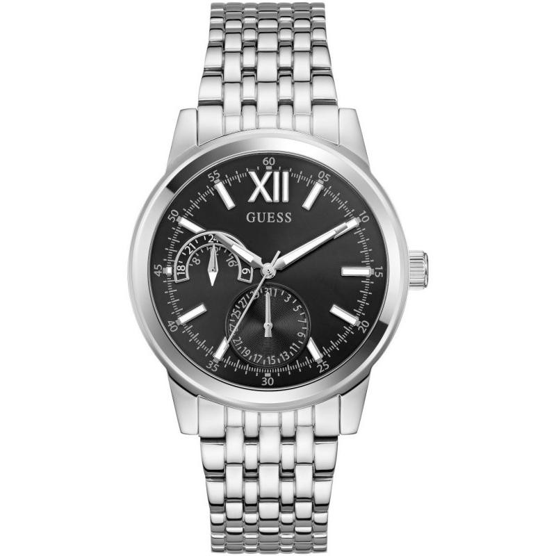 Pánské Hodinky Guess GW0976G1 stříbrný náramek